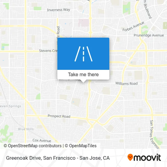 Greenoak Drive map