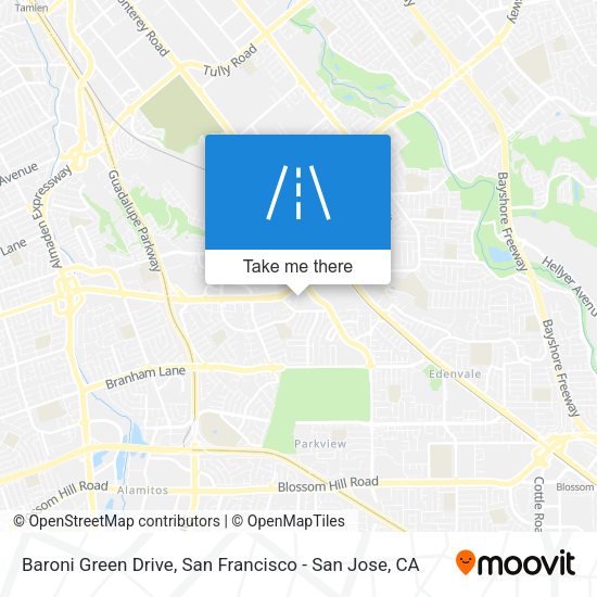 Baroni Green Drive map