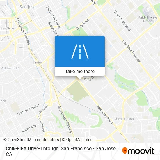 Chik-Fil-A Drive-Through map