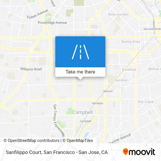 Sanfilippo Court map