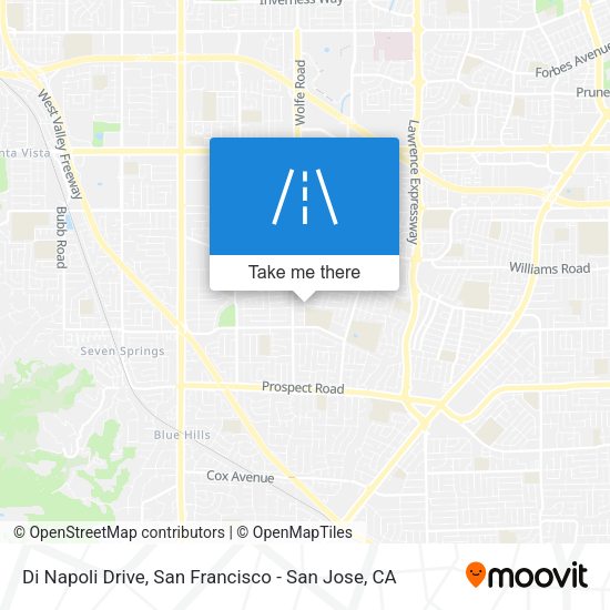 Di Napoli Drive map