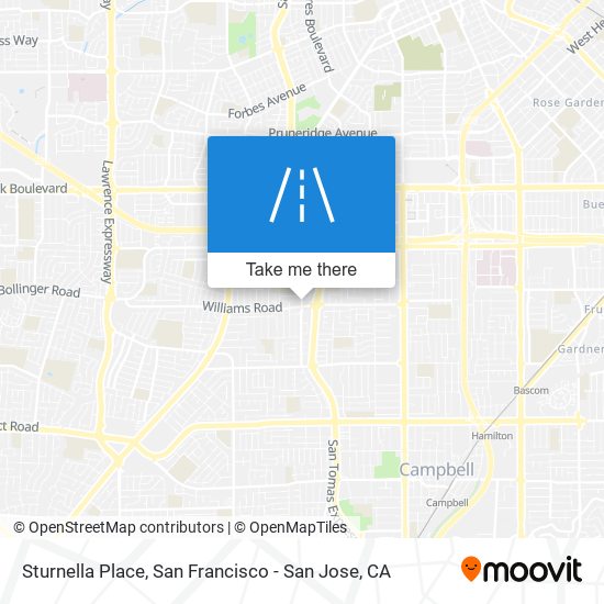 Sturnella Place map