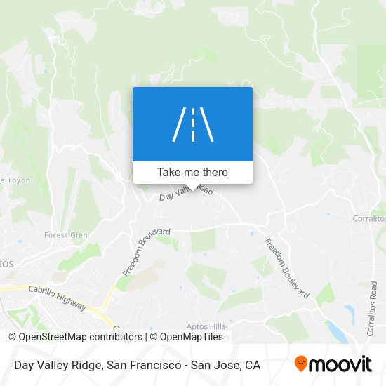Day Valley Ridge map