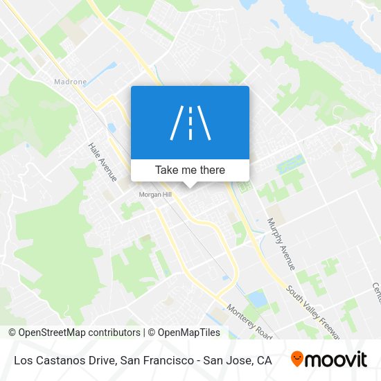 Mapa de Los Castanos Drive