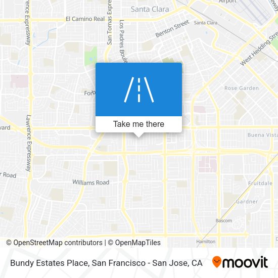 Mapa de Bundy Estates Place