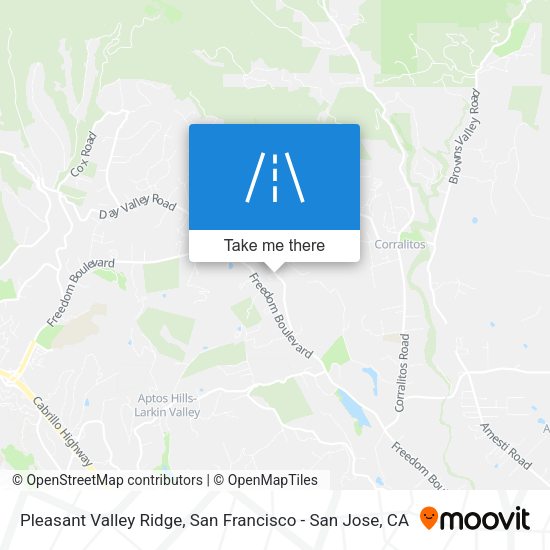 Pleasant Valley Ridge map