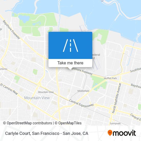 Mapa de Carlyle Court