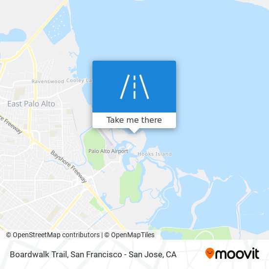 Mapa de Boardwalk Trail