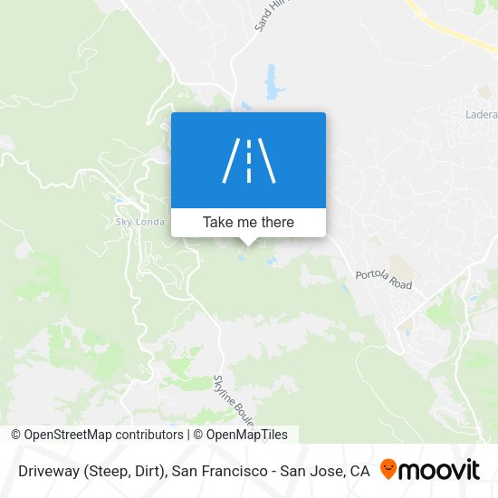 Driveway (Steep, Dirt) map