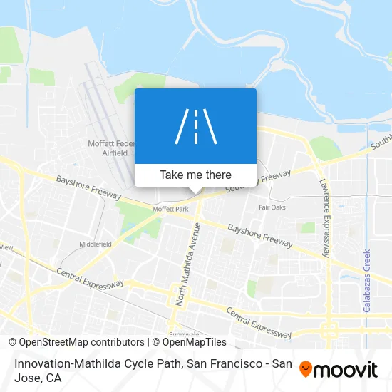 Mapa de Innovation-Mathilda Cycle Path