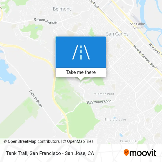 Tank Trail map