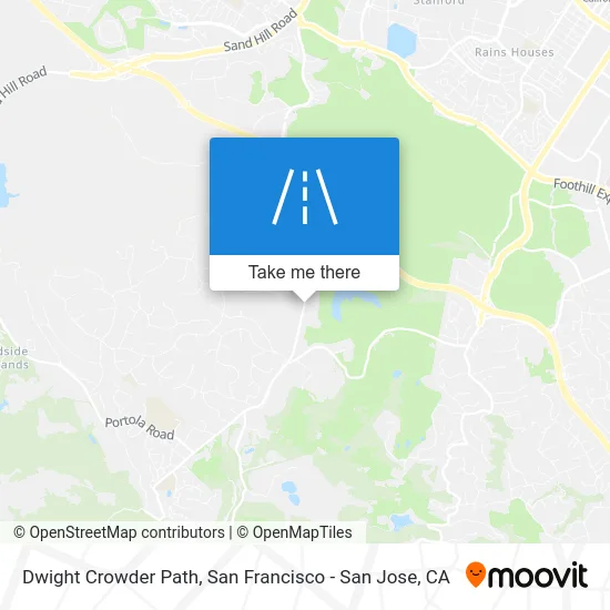 Dwight Crowder Path map