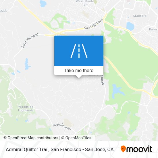 Admiral Quilter Trail map