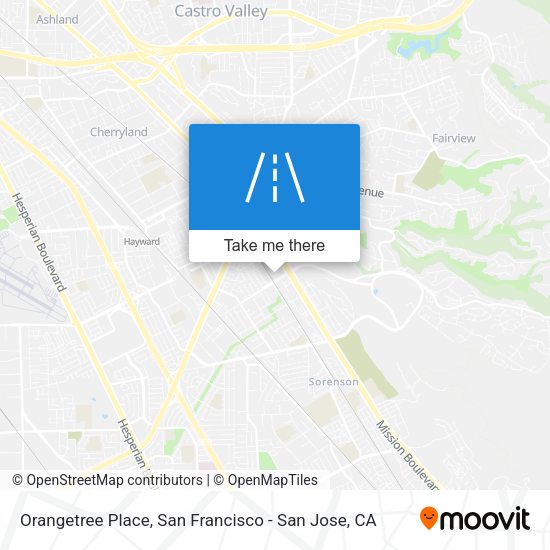 Orangetree Place map