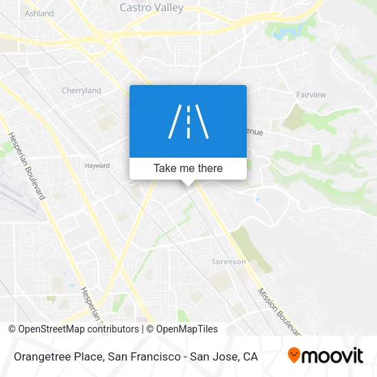 Mapa de Orangetree Place