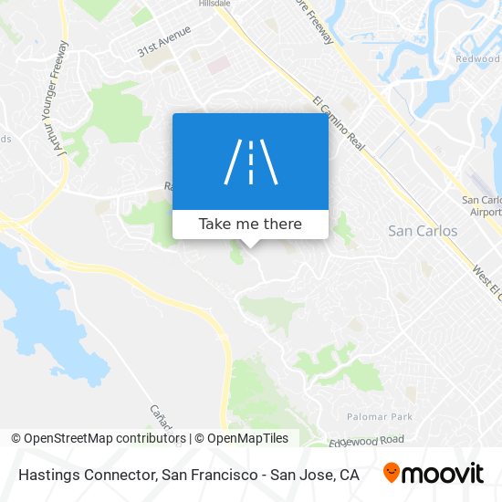 Mapa de Hastings Connector