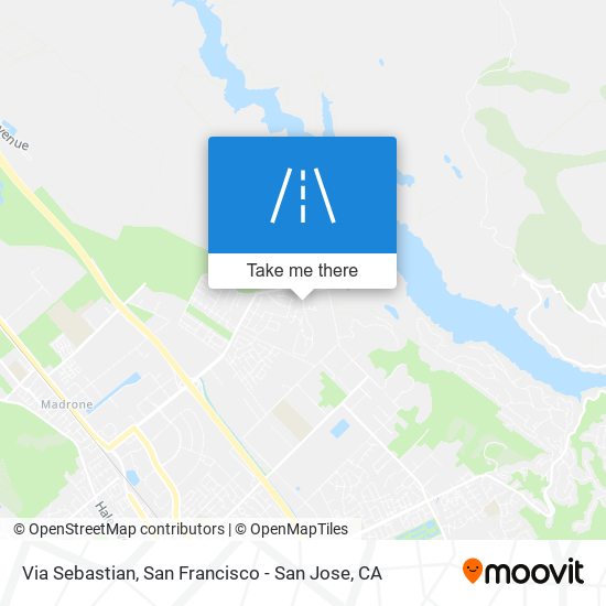 Via Sebastian map