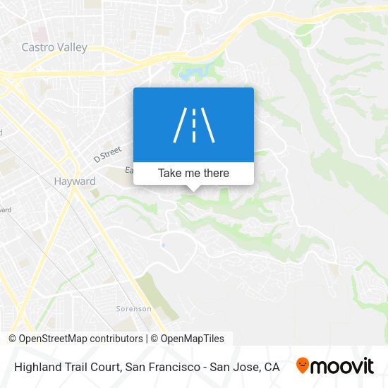Highland Trail Court map