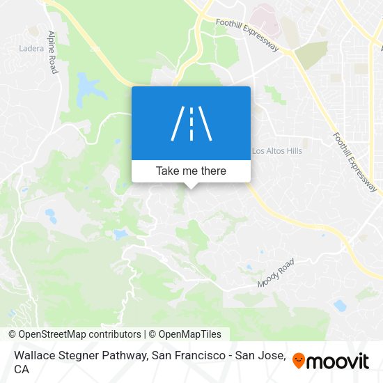 Wallace Stegner Pathway map