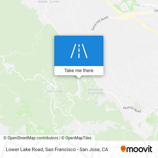 Mapa de Lower Lake Road