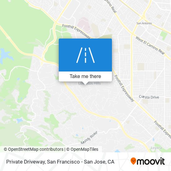 Private Driveway map