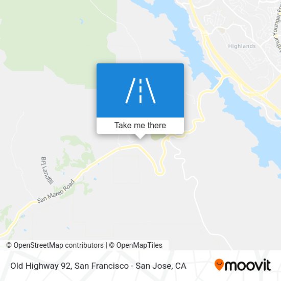 Mapa de Old Highway 92