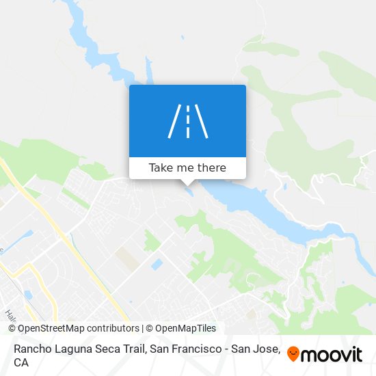 Mapa de Rancho Laguna Seca Trail