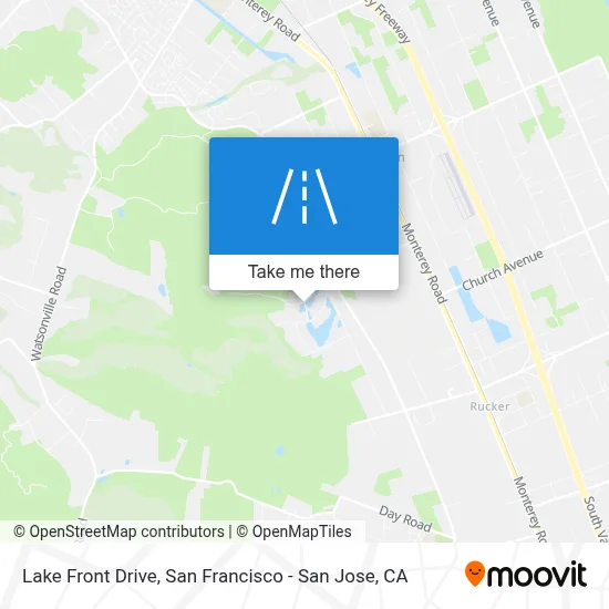 Lake Front Drive map