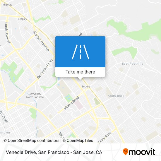 Mapa de Venecia Drive