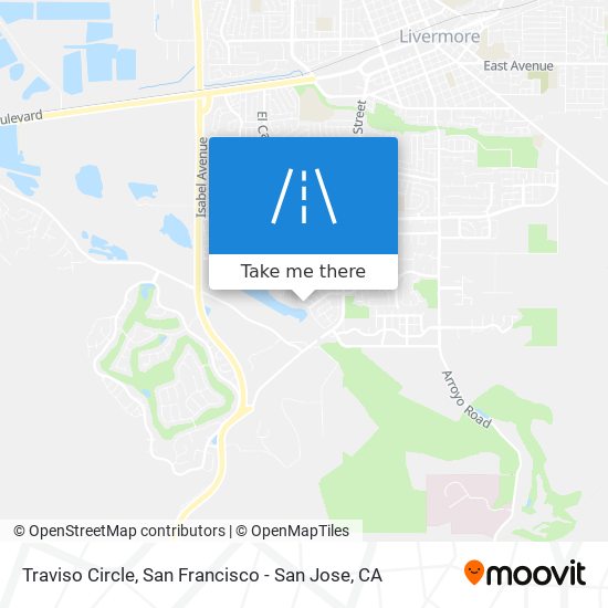 Traviso Circle map