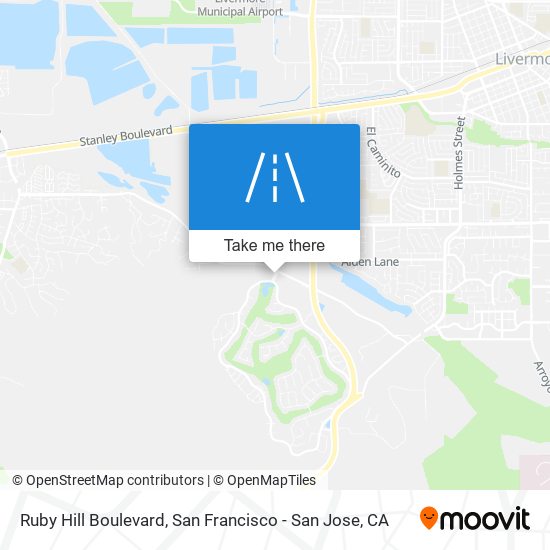 Ruby Hill Boulevard map
