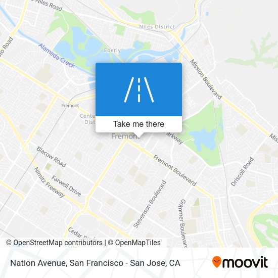Mapa de Nation Avenue