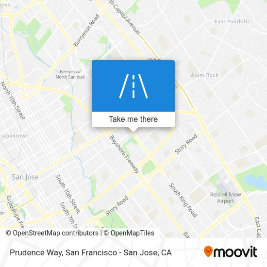 Mapa de Prudence Way