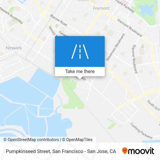 Pumpkinseed Street map
