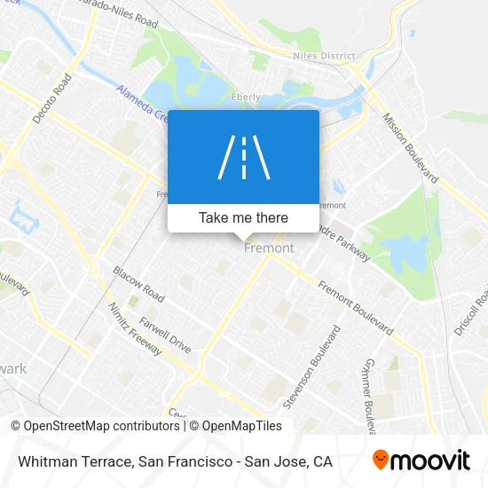 Mapa de Whitman Terrace