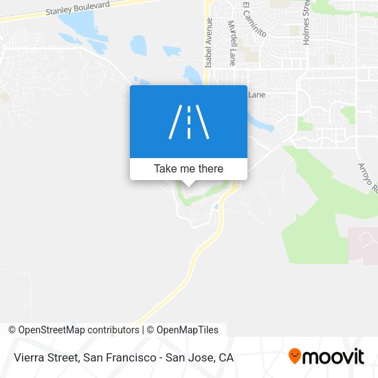 Mapa de Vierra Street