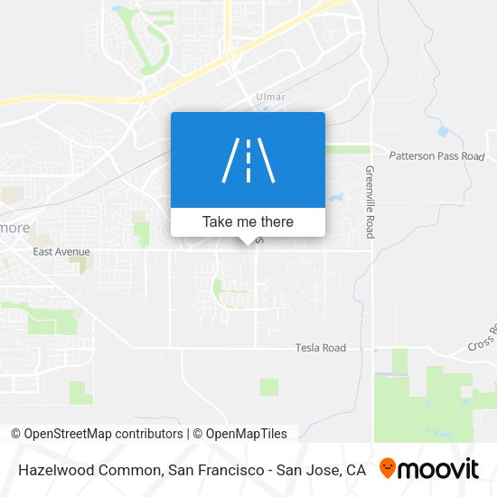 Hazelwood Common map