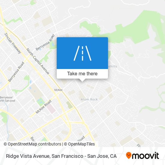 Ridge Vista Avenue map