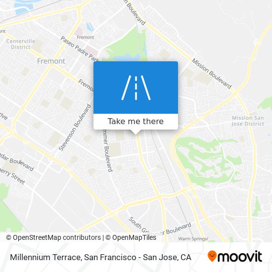 Millennium Terrace map