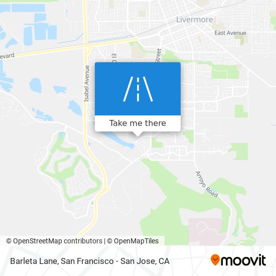 Barleta Lane map