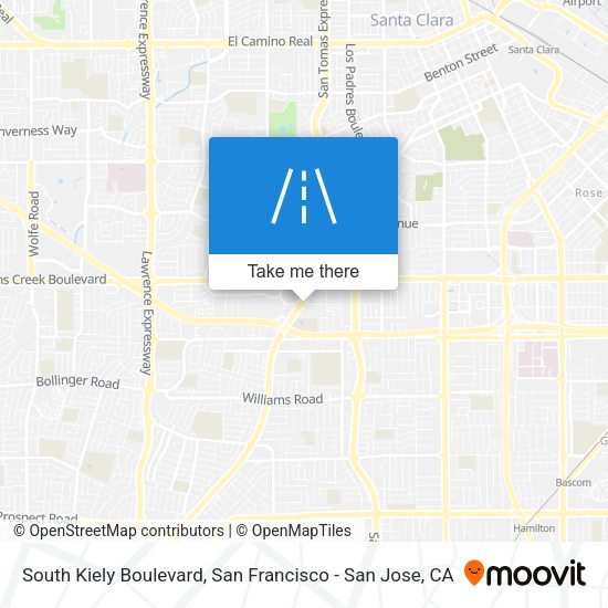 South Kiely Boulevard map
