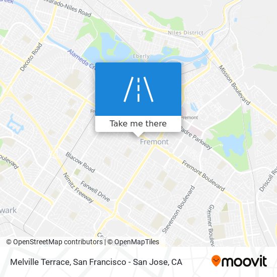 Mapa de Melville Terrace