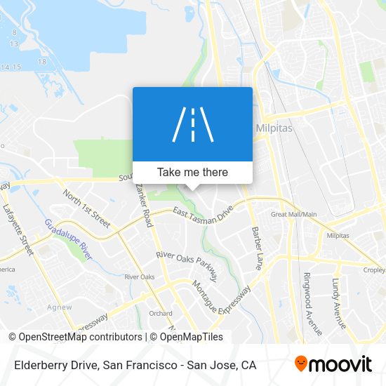 Elderberry Drive map