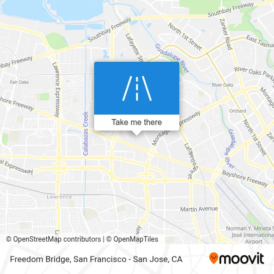 Freedom Bridge map