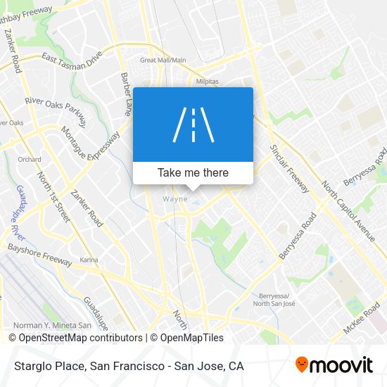 Mapa de Starglo Place