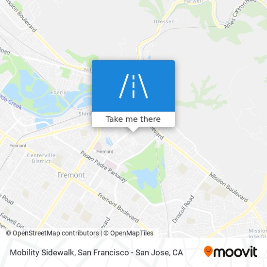 Mapa de Mobility Sidewalk