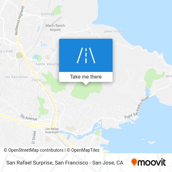 Mapa de San Rafael Surprise