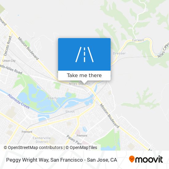 Peggy Wright Way map