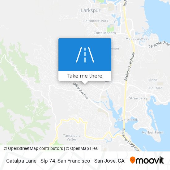 Catalpa Lane - Slp 74 map