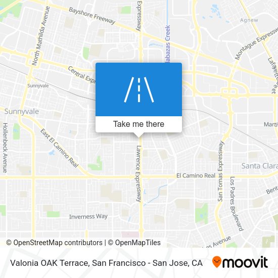 Mapa de Valonia OAK Terrace